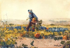 Winslow Homer - For to be a farmer-s boy