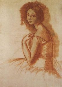 Zinaida Serebriakova - Portrait of a ballerina L.A. Ivanova