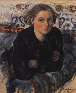 Zinaida Serebriakova - Portrait of daughter Katya