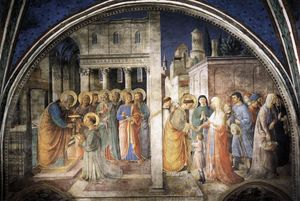 Fra Angelico - Lunette of the west wall