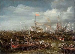 Andries Van Eertvelt - Battle of Lepanto