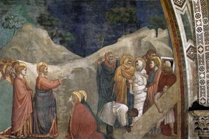 Giotto Di Bondone - Scenes from the Life of Mary Magdalene: Raising of Lazarus