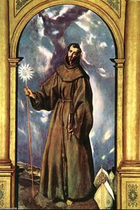 El Greco (Doménikos Theotokopoulos) - Saint Bernardino