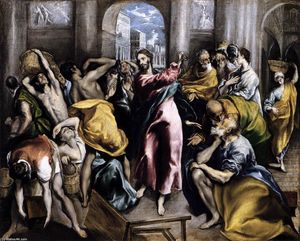El Greco (Doménikos Theotokopoulos) - The Purification of the Temple
