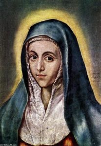 El Greco (Doménikos Theotokopoulos) - The Virgin Mary