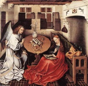 Robert Campin (Master Of Flemalle) - Annunciation