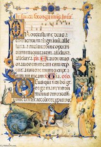 Master Of The Codex Of Saint George - Codex of St George (Folio 85r)
