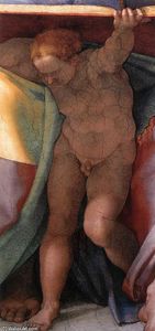 Michelangelo Buonarroti - Daniel (detail)