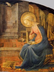 Fra Filippo Lippi - Annunciation (detail) (10)