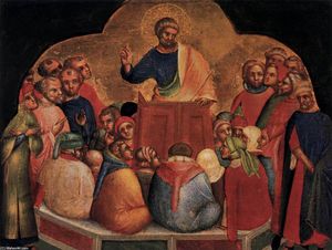 Lorenzo Veneziano - Apostle Peter Preaching
