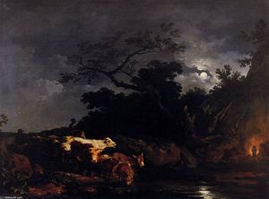 Philip Jacques De Loutherbourg - Clair de Lune (Moonlight)