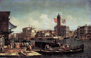 Michele Marieschi - The Grand Canal with the Palazzo Labia and Entry to the Cannareggio