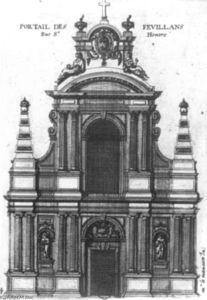 Jean I Marot - Portal of the Church of the Feuillants Monastery