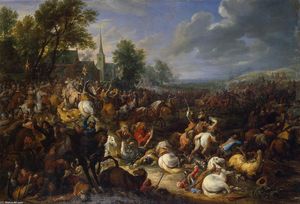 Adam Frans Van Der Meulen - Cavalry Engagement