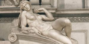 Michelangelo Buonarroti - Dawn (detail)