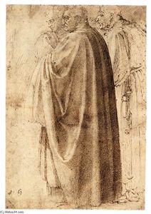 Michelangelo Buonarroti - Three Standing Men (recto)