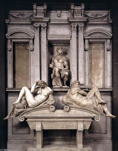 Michelangelo Buonarroti - Tomb of Giuliano de- Medici