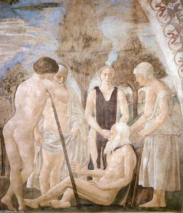  Artwork Replica 1. Death of Adam (detail), 1452 by Piero Della Francesca (1415-1492, Italy) | ArtsDot.com