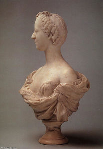 Jean Baptiste Pigalle - Bust of Madame de Pompadour