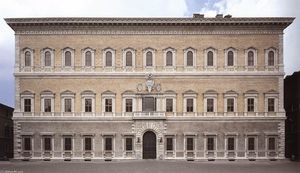 Antonio Da Sangallo The Younger - Façade of the Farnese Palace