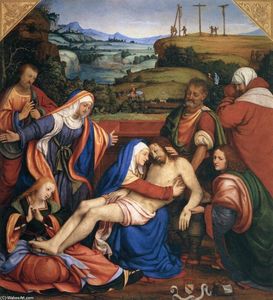 Andrea Solario - Lamentation over the Dead Christ