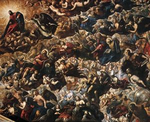 Tintoretto (Jacopo Comin) - Paradise (detail)
