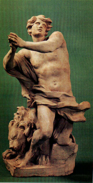  Museum Art Reproductions Daniel and the Lion, 1655 by Gian Lorenzo Bernini (1598-1680, Italy) | ArtsDot.com