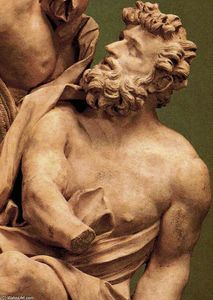 Gian Lorenzo Bernini - Habakkuk and the Angel (detail)