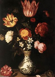 Ambrosius Bosschaert The Elder - Still-Life with Flowers in a Wan-Li vase