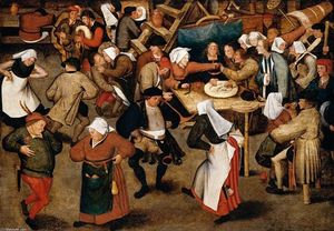 Pieter Bruegel The Younger - The Wedding Dance in a Barn