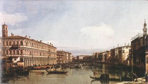 Giovanni Antonio Canal (Canaletto) - View of the Grand Canal
