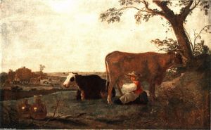 Aelbert Jacobsz Cuyp - The Dairy Maid