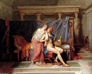 Jacques Louis David - The Loves of Paris and Helen