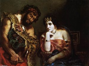 Eugène Delacroix - Cleopatra and the Peasant