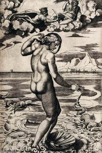 Marco Dente Da Ravenna - Birth of Venus
