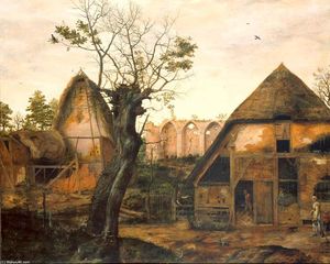 Cornelis Van Dalem - Landscape with Farm