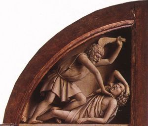 Jan Van Eyck - The Ghent Altarpiece: The Killing of Abel