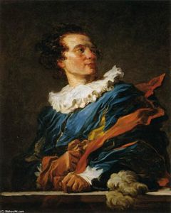 Jean-Honoré Fragonard - Abbé de Saint-Non (Fanciful Figure)