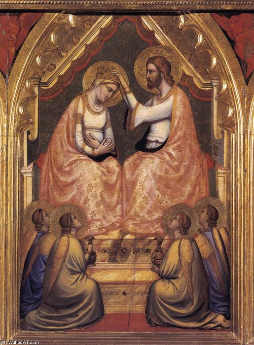  Oil Painting Replica Baroncelli Polyptych: Coronation of the Virgin, 1334 by Giotto Di Bondone (1267-1337, Italy) | ArtsDot.com