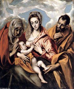 El Greco (Doménikos Theotokopoulos) - The Holy Family