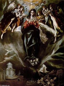 El Greco (Doménikos Theotokopoulos) - The Virgin of the Immaculate Conception
