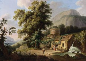 Jacob Philippe Hackert - View of the Copper-Mill in Vietri