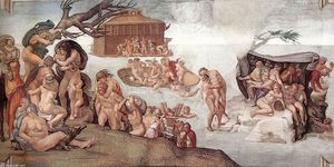 Michelangelo Buonarroti - The Deluge