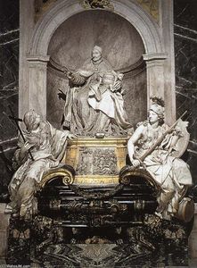 Pierre Etienne Monnot - Tomb of Pope Innocent XI