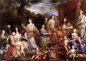 Jean Nocret - The Family of Louis XIV