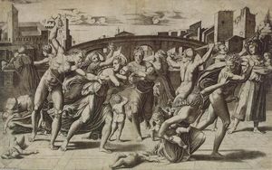Marcantonio Raimondi - Massacre of the Innocents