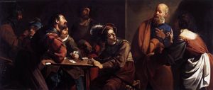 Theodor Rombouts - The Denial of St Peter