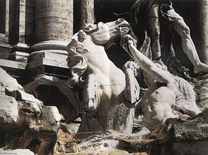 Niccolò Salvi - Fountain of Trevi (detail)