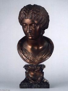 Massimiliano Soldani Benzi - Bust of Faustina the Younger