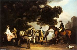 George Stubbs - The Milbanke and Melbourne Families